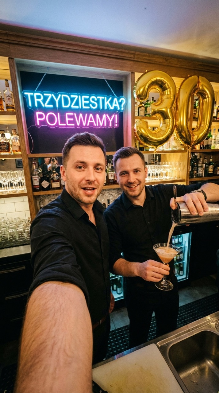 Barmani — kadr z filmu z życzeniami